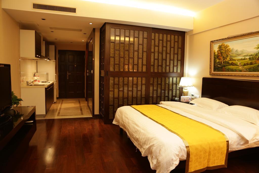 World City Jiamei Service Apartment Beijiing Peking Szoba fotó